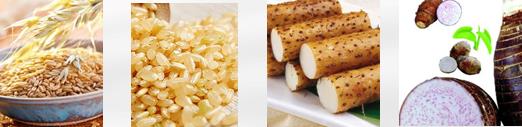 健康家全食营养早餐包含的谷薯类成份包含： 燕麦、 糙米、 山药、 香芋